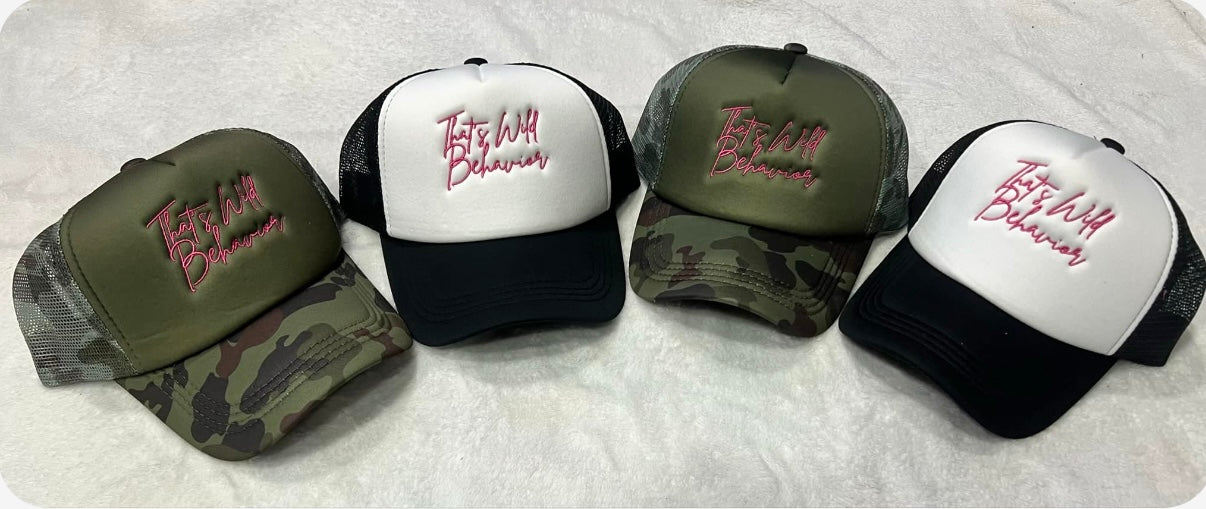 THAT'S WILD BEHAVIOR Adjustable Hat