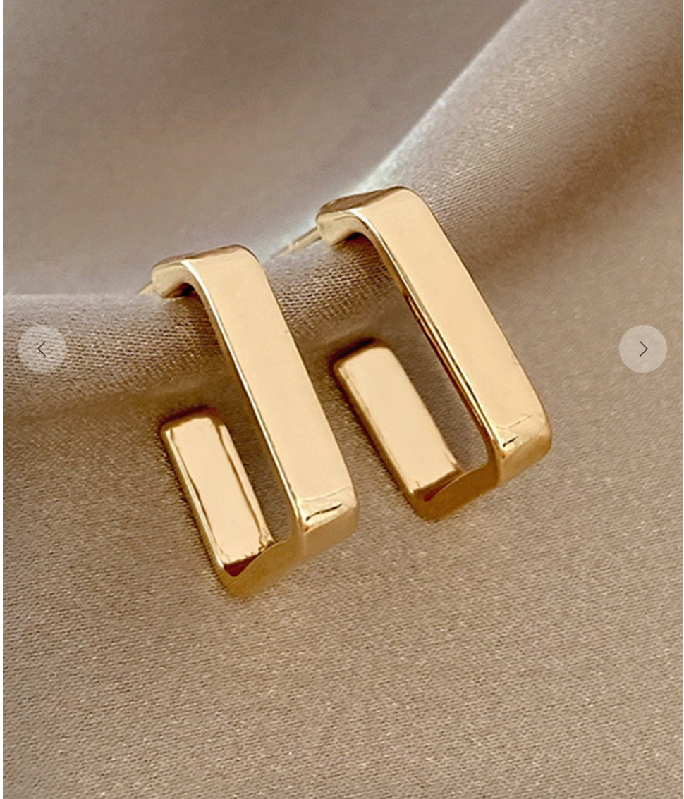 Square Hook Earring
