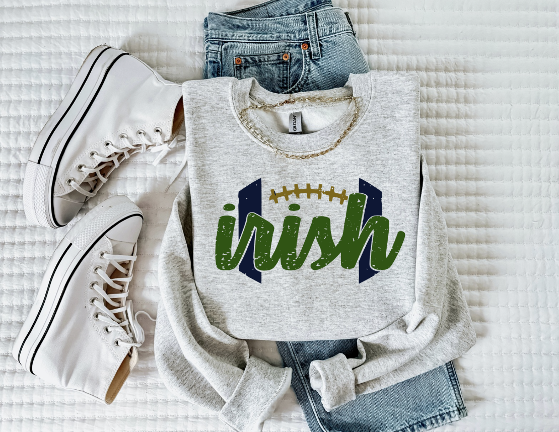 Notre Dame Football Crewneck Sweatshirt