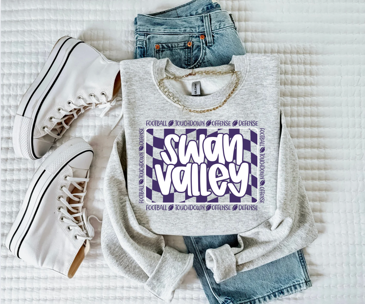 Swan Valley Football Crewneck Sweatshirt