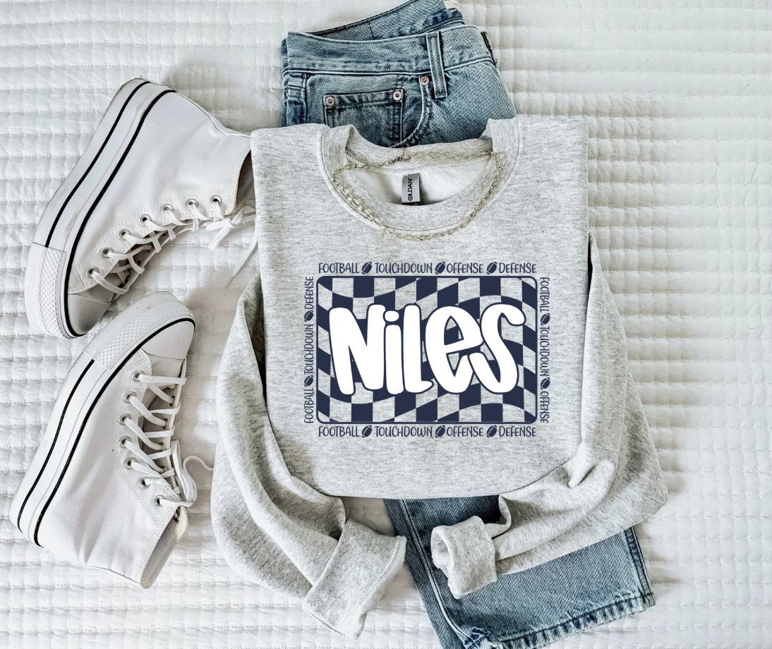 Niles Football Crewneck Sweatshirt