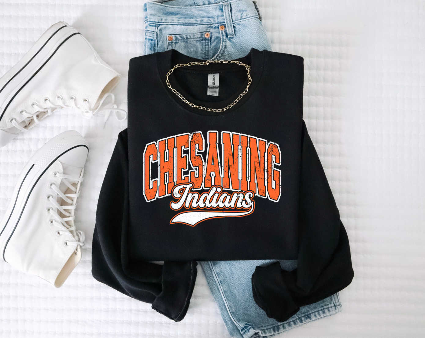 Chesaning Indians Crewneck Sweatshirt (Color Options)