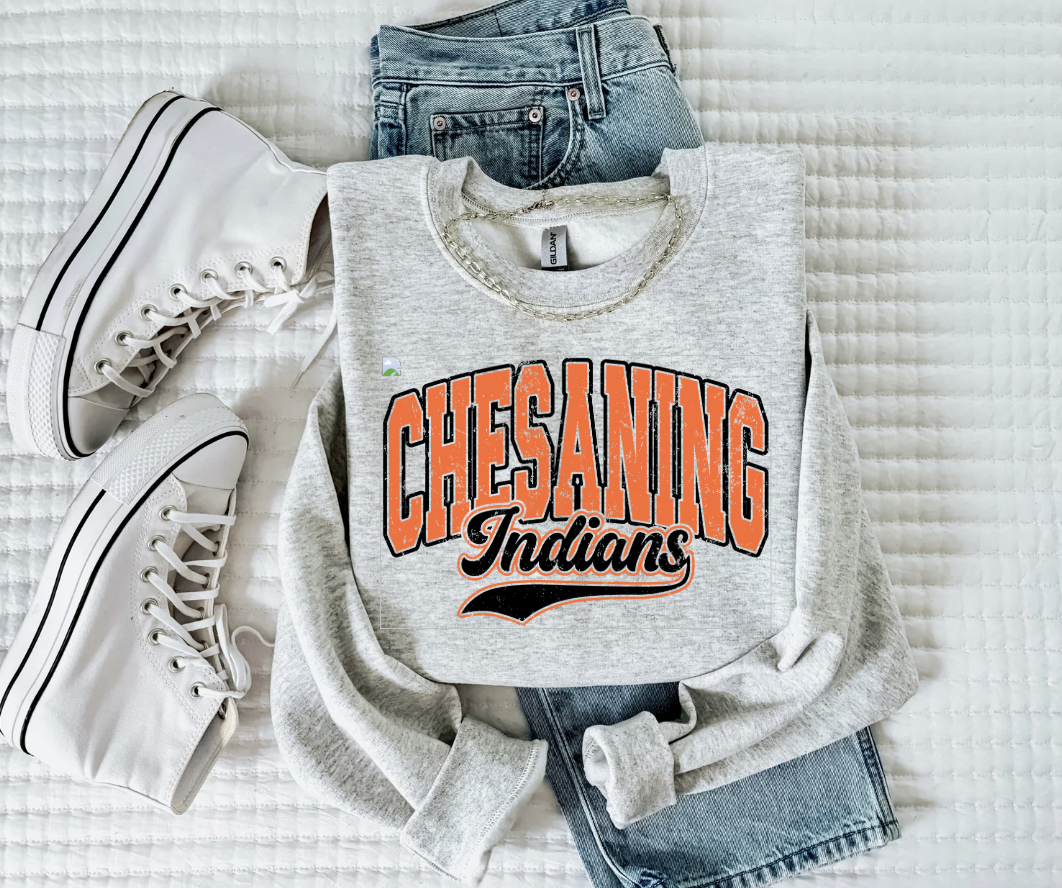 Chesaning Indians Crewneck Sweatshirt (Color Options)