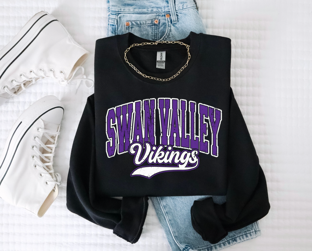 Swan Valley Crewneck Sweatshirt ( Color Options)