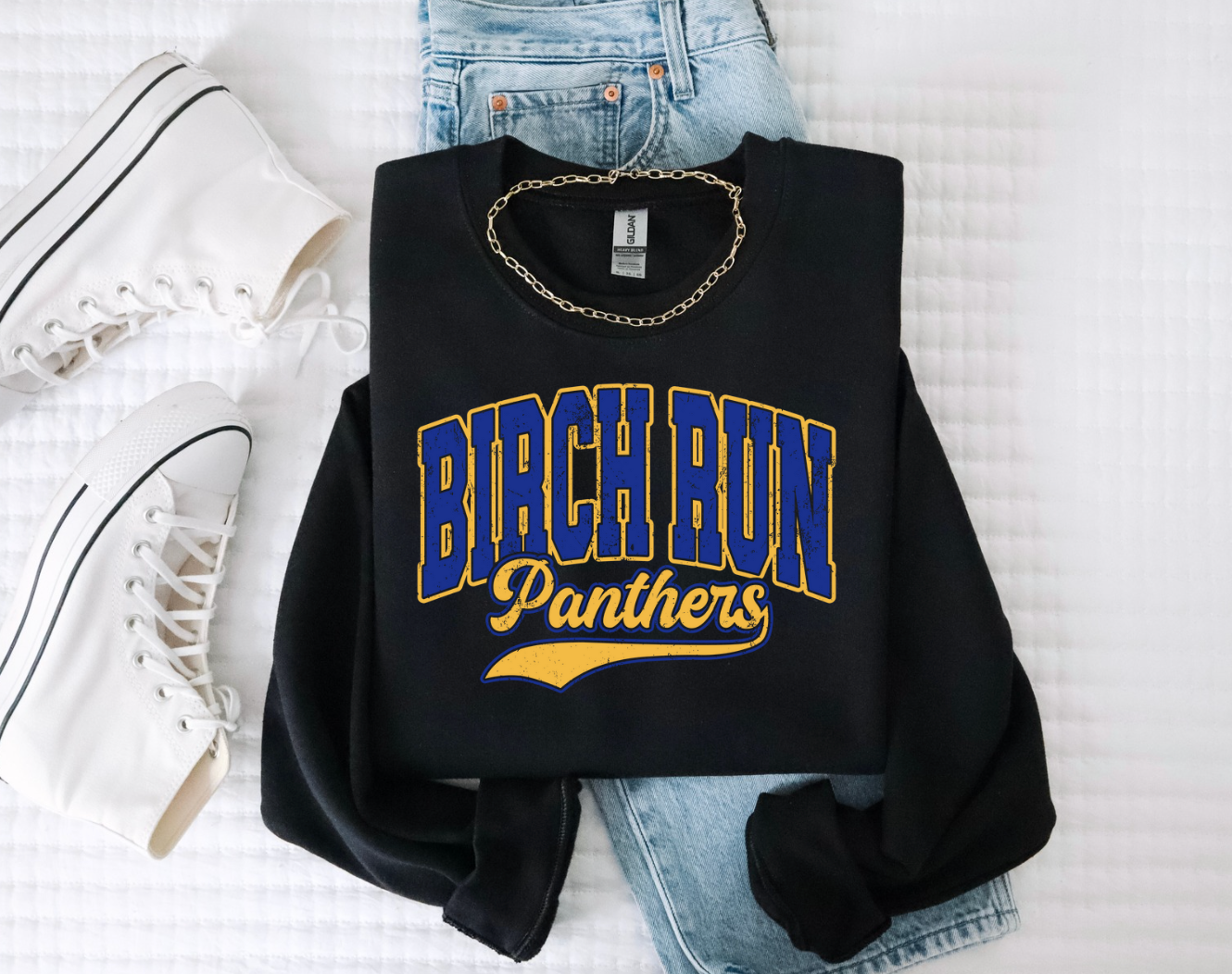 Birch Run Panthers Crewneck Sweatshirt ( Color Options)