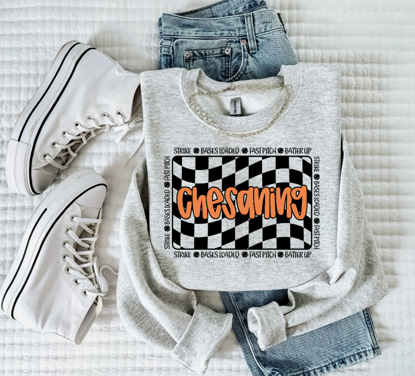 Chesaning Softball Crewneck Sweatshirt ( Color Options)