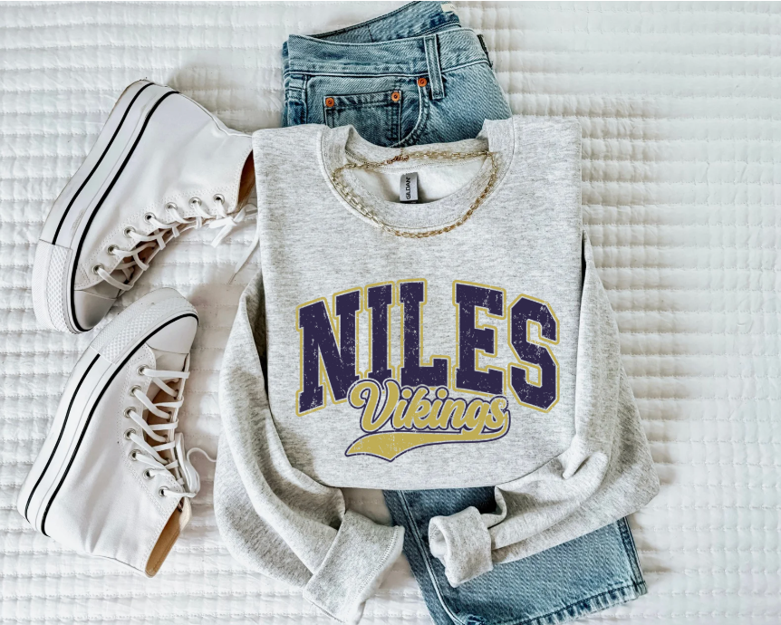 Niles Vikings Crewneck Sweatshirt