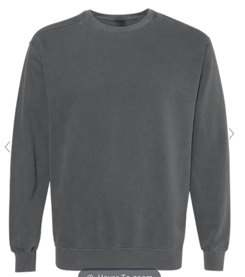 Detroit Lions Comfort Color Crewneck Sweatshirt