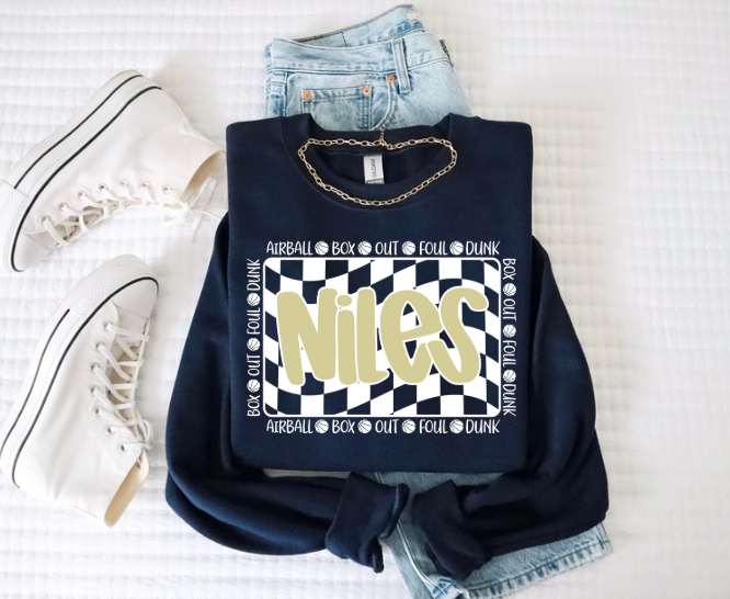 Niles Basketball Crewneck sweatshirt