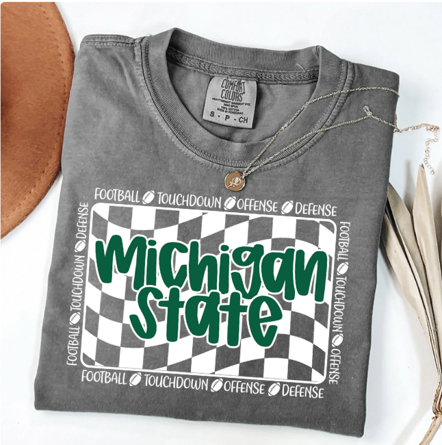 Michigan State Football Graphic T-Shirt