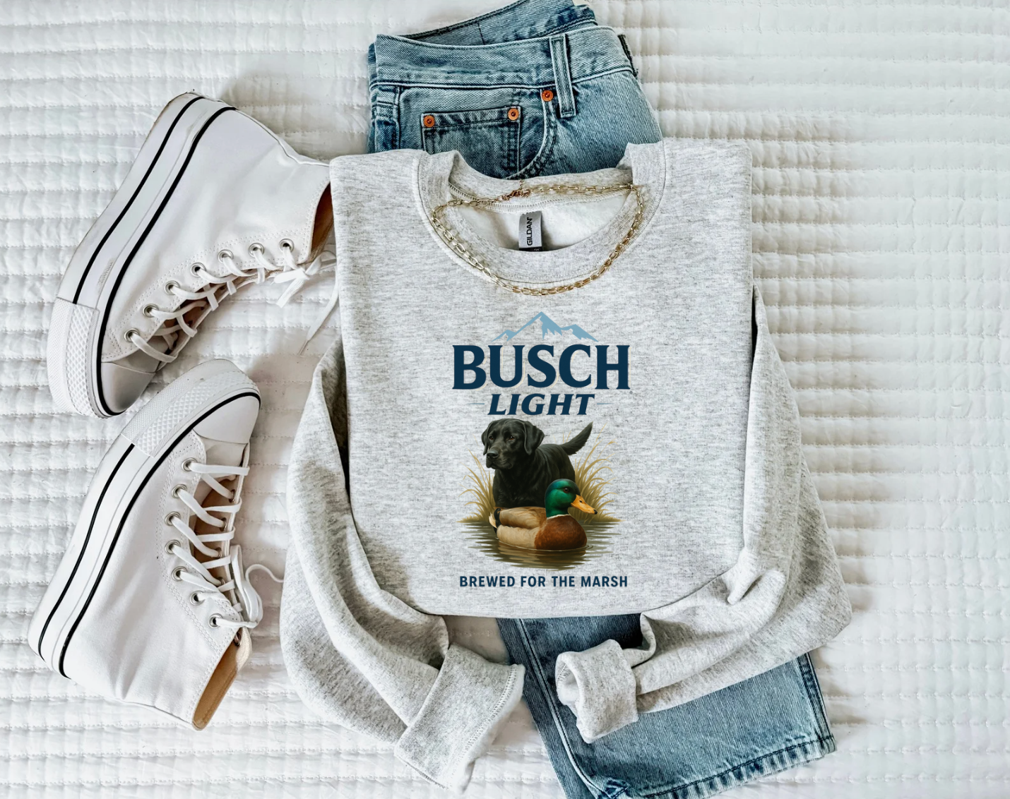 Brewed For The Marsh Crewneck Sweatshirt