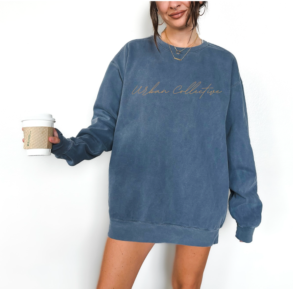 Embroidered Urban Collective Crewneck sweatshirt